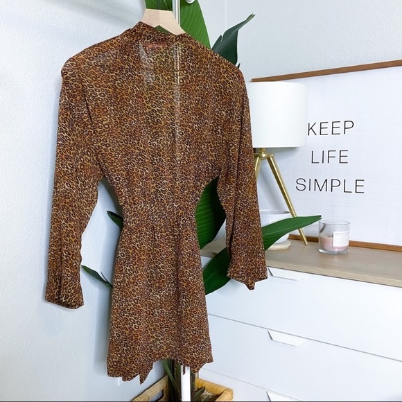 Victoria’s Secret Leopard Print Semi-Sheer Rare Unique Robe or Swimsuit Cover-Up - Picture 5 of 16